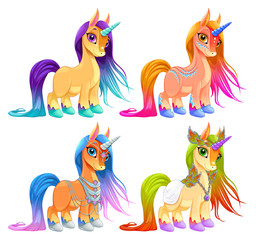 Baby unicorns for luck, protection and inspiration © ddraw