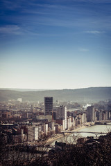 view of Buildings around Liege city, Belgium