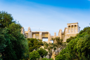 Fototapeta na wymiar view of Historic Old Acropolis of Athens, Greece