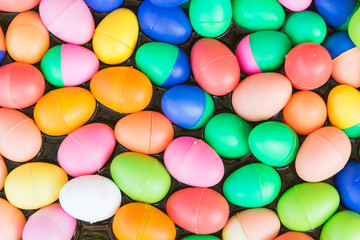 Plastic easter eggs toy for children's
