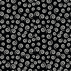 memphis style spiral seamless pattern
