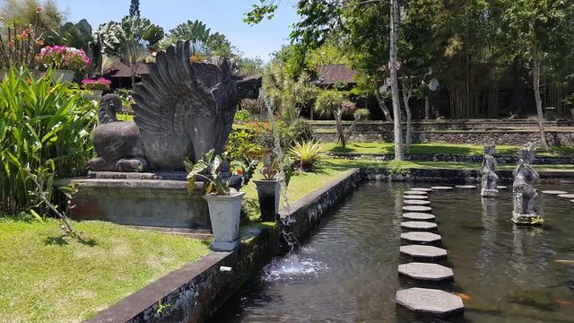 Tirta Gangga - the water palace in Bali.