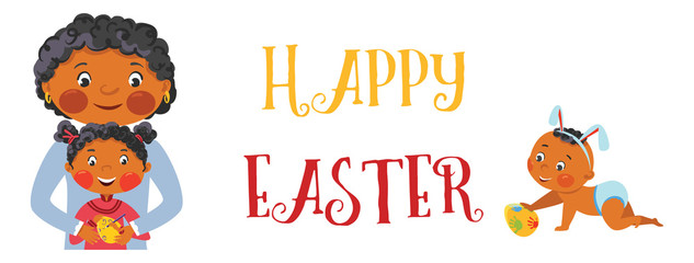 Happy Easter Family banner