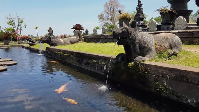Tirta Gangga - the water palace in Bali.