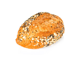 Breadcorn on white background