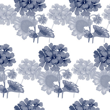 Vector seamless floral pattern.