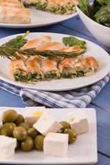 Greek spinach pie.