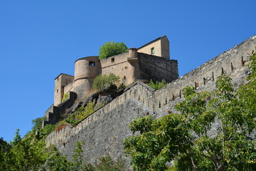Fototapeta na wymiar Corte, Corse, la citadelle.