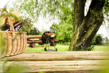 grill time and free space for your decoration 