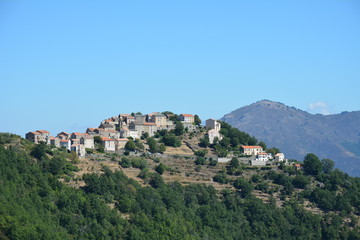 Fototapeta na wymiar Corse, Poggio di Venaco.