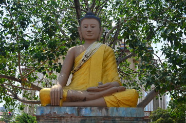 Buddha statue in Phnom Penh, Cambodia.