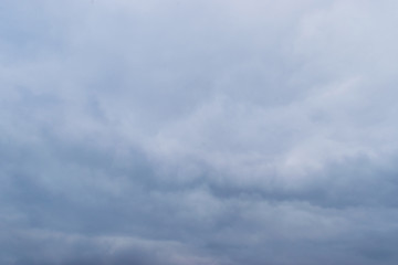 Overcast sky with dark clouds, The gray cloud ,Before rain
