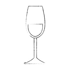 wine cup isolated icon vector illustration design
