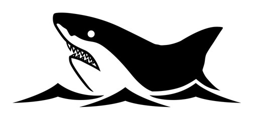 Fototapeta premium Shark in water