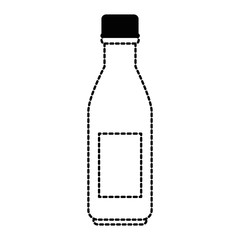 plastic bottle beverage icon vector illustration design