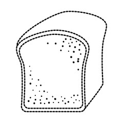 bread toast isolated icon vector illustration design