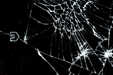 Cracked Touch Screen Phone, background, texture