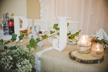 wooden letters