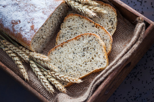 homemade bread with nigella sativa seeds