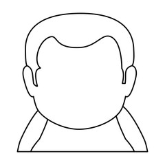 cute grandfather avatar character vector illustration design