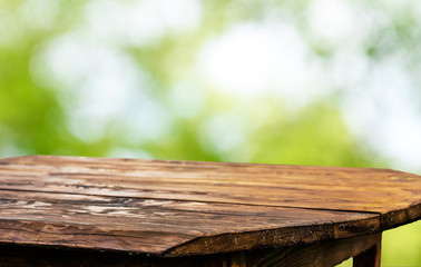 Fototapeta premium Wooden table background