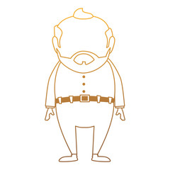 cute grandfather avatar character vector illustration design