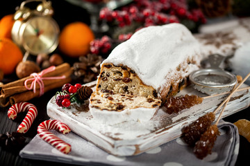 Christmas stollen.