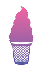 delicious and sweet ice cream vector illustration design