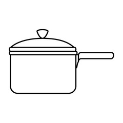 kitchen pot isolated icon vector illustration design