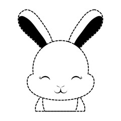 Cute rabbit icon 