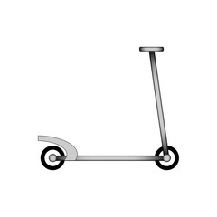 Kick scooter icon.