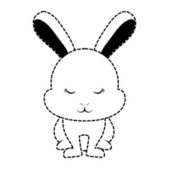 Cute rabbit icon 