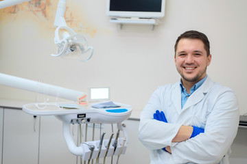 Doctor dentist in the office