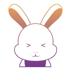 Cute rabbit icon 