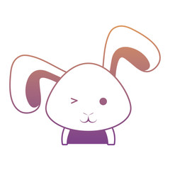 Cute rabbit icon 