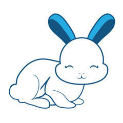 Cute rabbit icon 