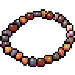 vector pixel art bracelet