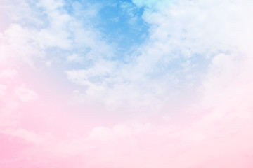 sun and cloud background with a pastel color

