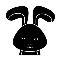 Cute rabbit icon 