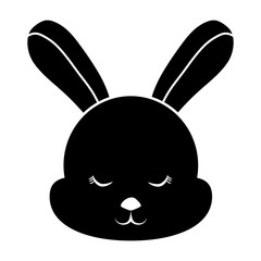 Cute rabbit icon 