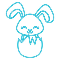 Obraz premium Cute rabbit icon 