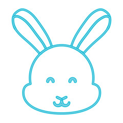 Cute rabbit icon 