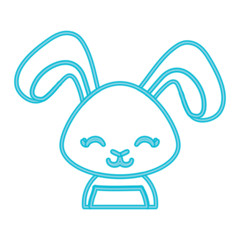 Cute rabbit icon 