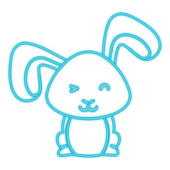 Cute rabbit icon 