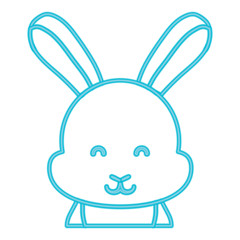 Cute rabbit icon 