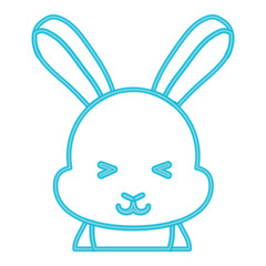 Cute rabbit icon 