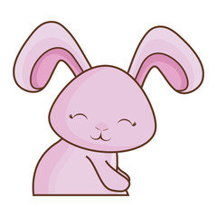 Cute bunny icon