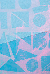 farbenfrohe geometrische Formen - Grafik Design
Textfreiraum oben