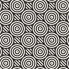 Vector seamless pattern. Modern stylish abstract texture. Repeating geometric tiles