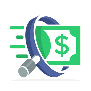 icon logo for business finance, audit services